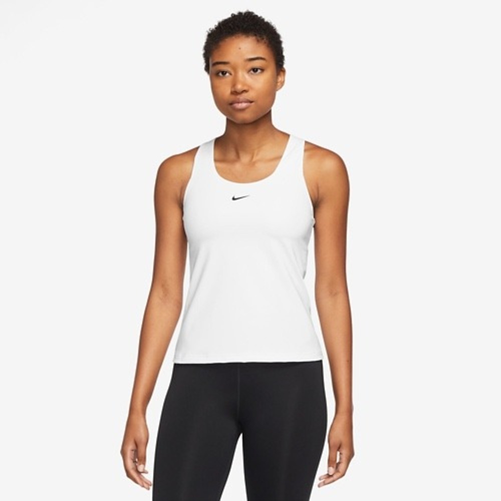 Nike Tank Top Dri-FIT Built-in Shelf Bra Size Medium White Women's NWOT